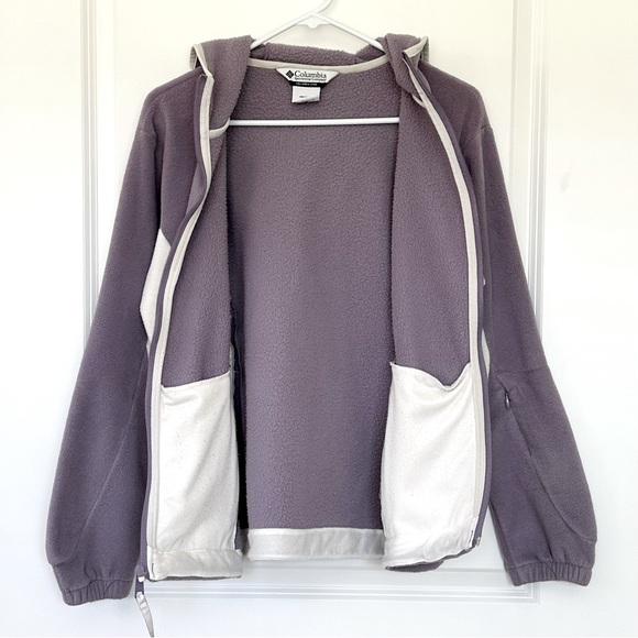 Columbia Hooded Zip Up Fleece Jacket - Picture 2 of 16